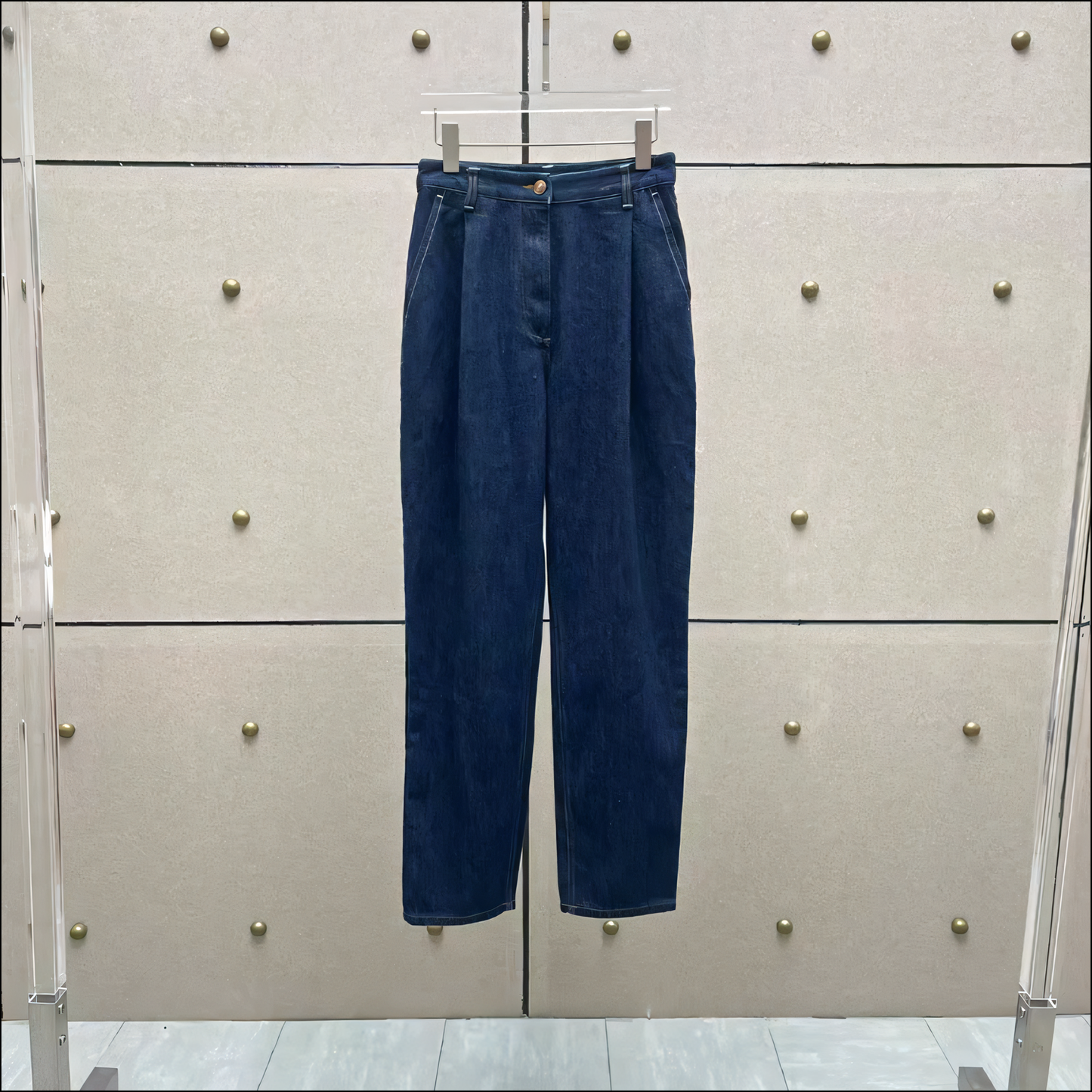 Damen Falten Waschjeans - Vintage-inspiriert